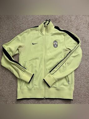 Nike Light Yellow Juventus soccer jacket